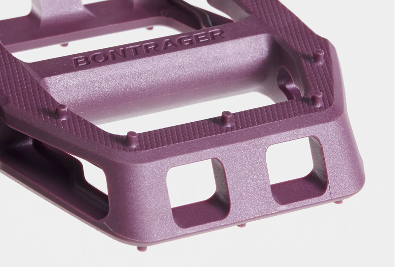 Bontrager Line Comp Flat Pedal Set in Mulberry Purple-2